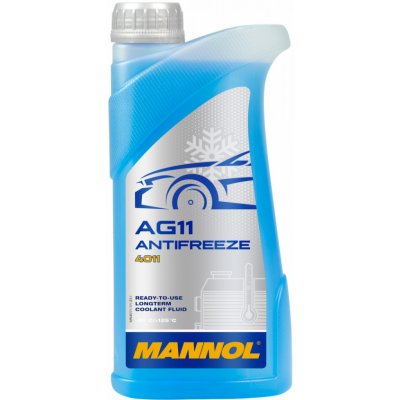 Mannol Antifreeze AG11 -40°C 1 l – Zbozi.Blesk.cz