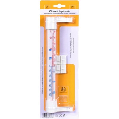 Teploměr MEDIUM venkovní okenní bílý 24cm – Zboží Dáma