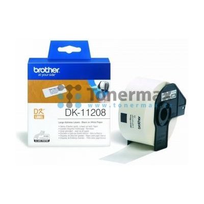 Brother DK-11208, bílá páska / černý tisk originální – Hledejceny.cz