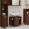Koupelnový nábytek Nábytek XL Koupelnová skříňka hnědý dub 60 x 32 x 53,5 cm kompozitní dřevo