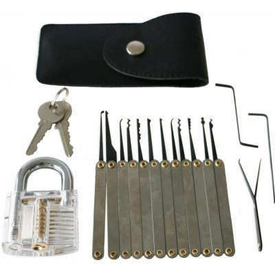 Mobilly sada planžet lockpick 12v1 s průhledným trénovacím zámkem ML0005 – Zboží Dáma