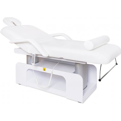 Fabulo Elektrické wellness lehátko s vyhříváním a LED osvětlením Nyra Relax 198 x 75 cm 110 kg bílá – Sleviste.cz