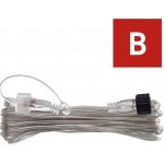 Prodlužovací kabel pro spojovací řetězy Standard transparentní 10 m venkovní i vnitřní EMOS D1ZB02 – Sleviste.cz