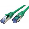 síťový kabel Value 21.99.1940 S/FTP patch kat. 6a, LSOH, 0,5m, zelený