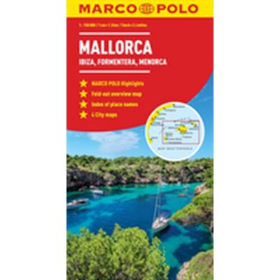 Mallorca Ibiza Formentera Menorca Marco Polo Map – Hledejceny.cz