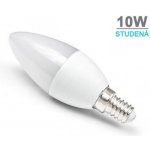 MILIO LED žárovka C37 E14 10W 880 lm studená bílá – Zboží Mobilmania