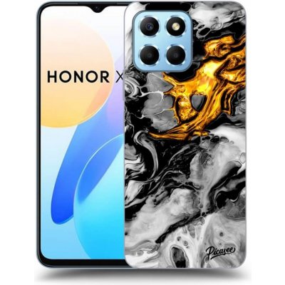 Pouzdro Picasee ULTIMATE CASE Honor X6 - Black Gold 2