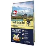 Ontario Mini Weight Control Turkey & Potatoes 6,5 kg – Sleviste.cz