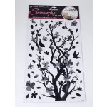 Anděl 10149 samolepící dekorace černošedá větvička 60x32cm – Zboží Dáma