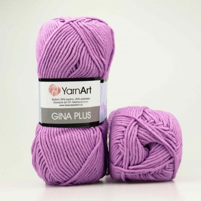 Yarn Art Gina Plus 72 fialová