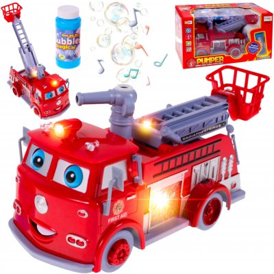 Majlo Toys hasičské auto s bublifukem a melodiemi Bubble Pumper – Zboží Mobilmania