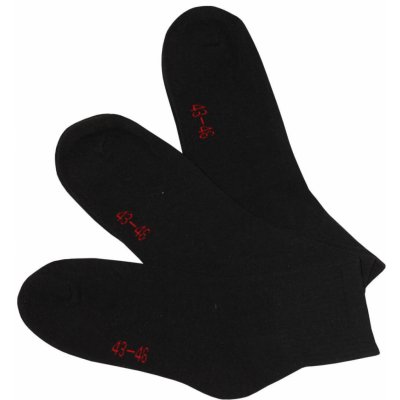 Sport froté ponožky MW3401B 3páry černá