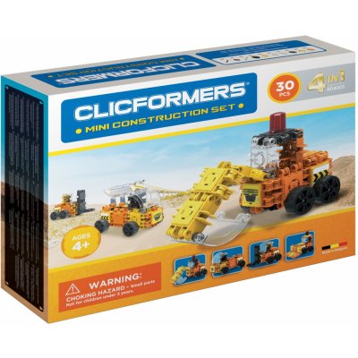 Clicformers stavebnice Mini stavební auta