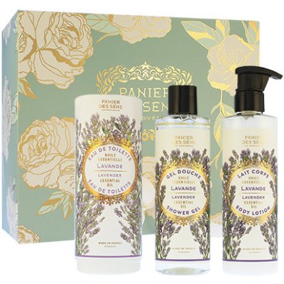 Panier Des Sens Relaxing Lavender EDT 50 ml + sprchový gel 250 ml + tělové mléko 250 ml dárková sada