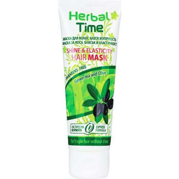 Herbal Time maska pro lesk se Zeleným čajem a Olive 200 ml