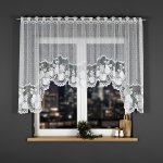 Dekorační oblouková krátká záclona na žabky PELAGIA 135 bílá 300x135 cm MyBestHome – Hledejceny.cz