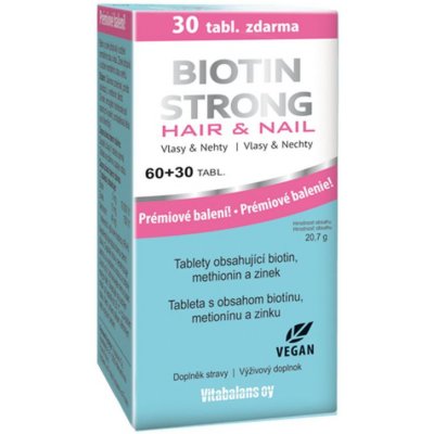 Biotin Strong Hair & Nail 60+30 tablet