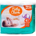 Baby Charm Super Dry Flex 3 Midi 4-9 kg 41 ks – Zboží Mobilmania