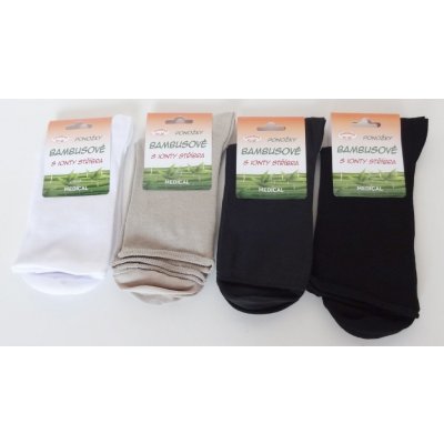 Vanimar ponožky Medical 36HL bambusové s ionty strříbra Šedá tmavá – Zboží Mobilmania