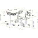 AlzaErgo Table ETJ100 modrý