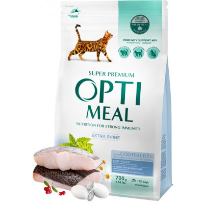 OPTIMEAL Kompletní suché krmivo pro dospělé kočky s vysokým obsahem tresky 0,7 kg – Hledejceny.cz
