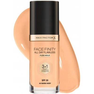 Max Factor Facefinity All Day Flawless 3v1 make-up 44 Warm Ivory 30 ml – Hledejceny.cz