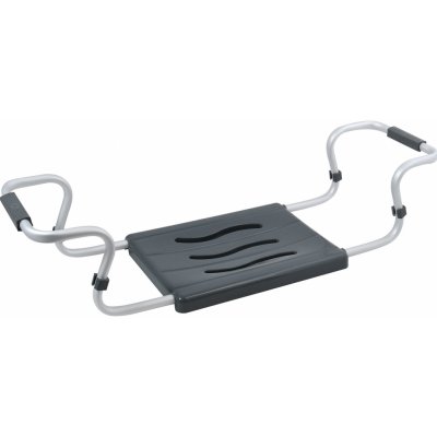 MSV sedátko do vany, nastavitelné, šedé, ocel, 50-70 cm, do 120 kg 140704 – Zboží Dáma