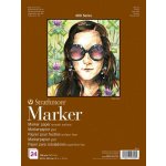 Strathmore Skicák pro fixy Marker v lepené vazbě 23 x 30,5 cm 190 g 24 listů – Sleviste.cz