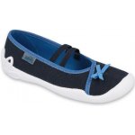 Befado Blanca 116Y289 dívčí bačkory tm. modré mašlička – Hledejceny.cz