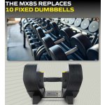 TUNTURI MX85 Select Nastavitelná činka 5,6 - 38,6 kg – Zboží Mobilmania