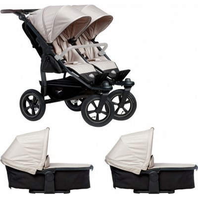 Tfk set duo2 frame 2025 air wheel carrycot + seat Sand – Zbozi.Blesk.cz