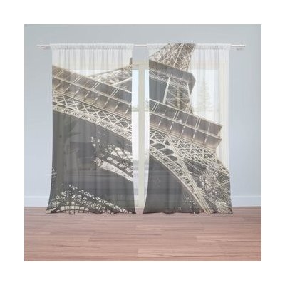 Sablio Záclony Eiffel Tower 6: 2ks 150x250cm – Hledejceny.cz