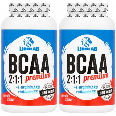 Lionlab BCAA 2:1:1 Premium XXL 360 kapslí – Hledejceny.cz