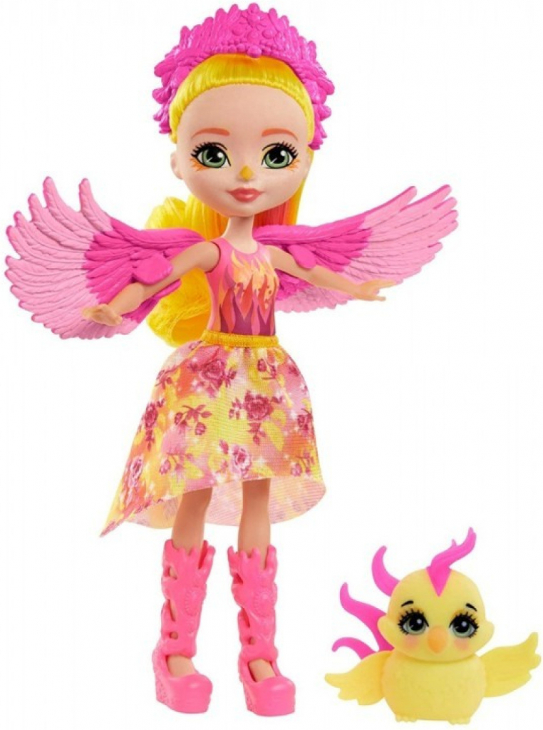 Mattel ENCHANTIMALS se zvířátkem Falon Phoenix a Sunrise