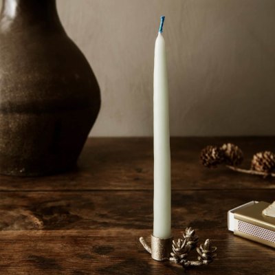 ferm LIVING Dipped Candles Sage 8 ks modrá barva šedá barva vosk – Zbozi.Blesk.cz