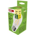 Emos LED žárovka Filament A60 E27 3,8 W 60 W 806 lm teplá bílá – Sleviste.cz
