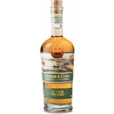 Rum Conde de Cuba Elixir 34% 0,7 l (holá láhev)