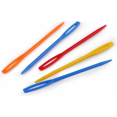 Plastové jehly délka 9 cm tupé mix variant 6 ks – Hledejceny.cz