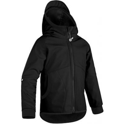 Unuo dětská softshellová bunda bez zateplení Street černá – Sleviste.cz