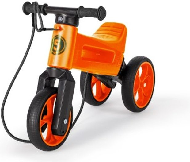 Teddies FUNNY WHEELS Rider SuperSport oranžové 2v1