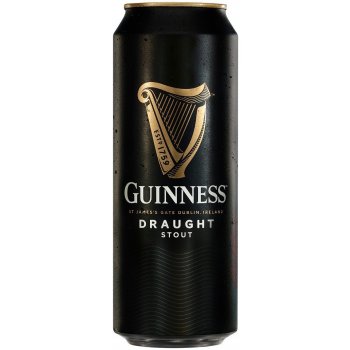 Guinness Draught tmavé nefiltrované 4,2% 0,44 l (plech)