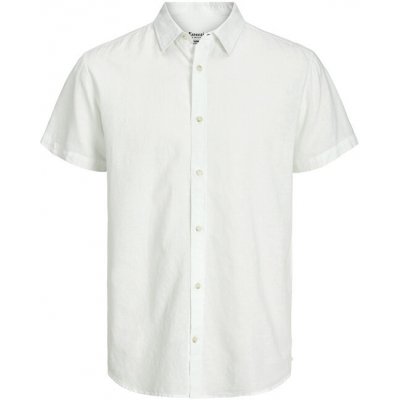 Jack&Jones pánská košile JJESUMMER Comfort Fit 12248383 white