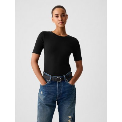 GAP Tričko s krátkým rukávem černá – Zboží Mobilmania