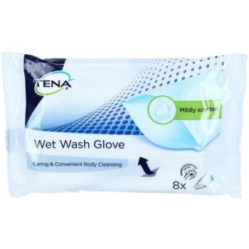 Tena Wet Wash Glove 8 ks