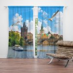 Sablio Závěs Praha Karlův most 2: 2ks 140x250cm – Hledejceny.cz