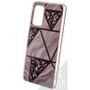 Pouzdro a kryt na mobilní telefon Samsung 1Mcz Geometric Marble Cover ochranné Samsung Galaxy A32 šedé