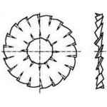 podložka M5 pr. 5.3x18 ZINEK vějířová dvojité (vnitřní a vnější) ozubení (BN 783) DIN 6798 [1 ks] – Zboží Mobilmania