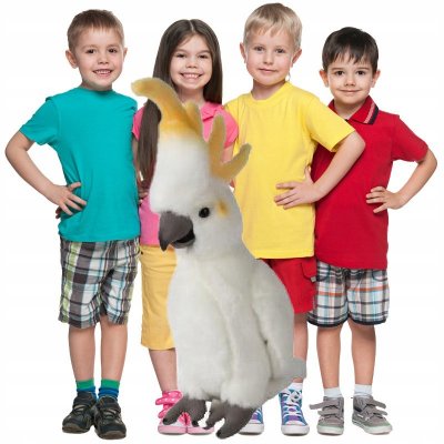 PLUSZAK pro děti ZÁBAVA Papoušek Kakadu WWF 24 cm – Zboží Mobilmania