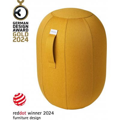 VLUV Balanční stolička Kapsul Leiv L Mustard – Zboží Dáma