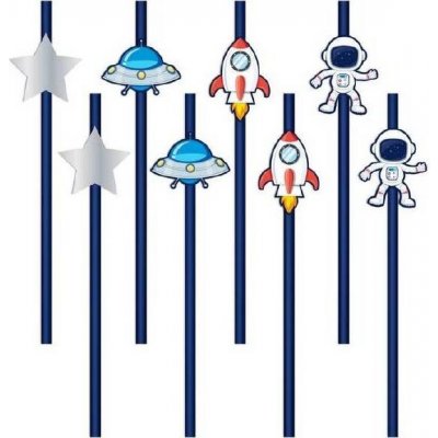 Party Pal Brčka vesmír 6 ks 19,5 cm – Hledejceny.cz